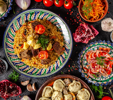 Plat maghrébin avec de la viande de boeuf halal de la marque Al Qassab